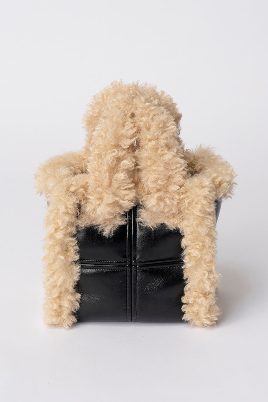 Shearling tote online