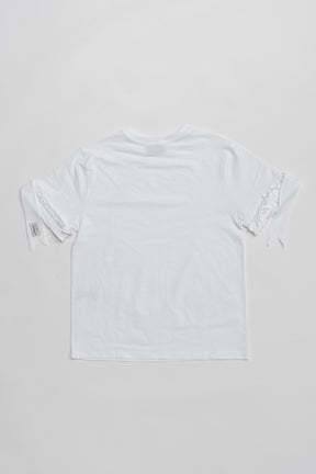 Ruffle Logo Boxy T-Shirt - PRE ORDER