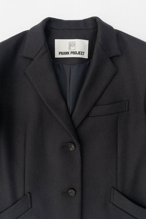 [Weboff Part number] Melton Single Chester Coat