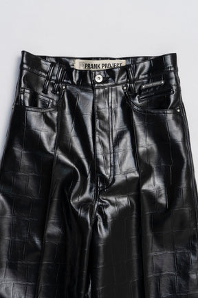 Synthetic Leather Press Pants - 2025 WINTER