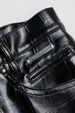 Synthetic Leather Press Pants - 2025 WINTER