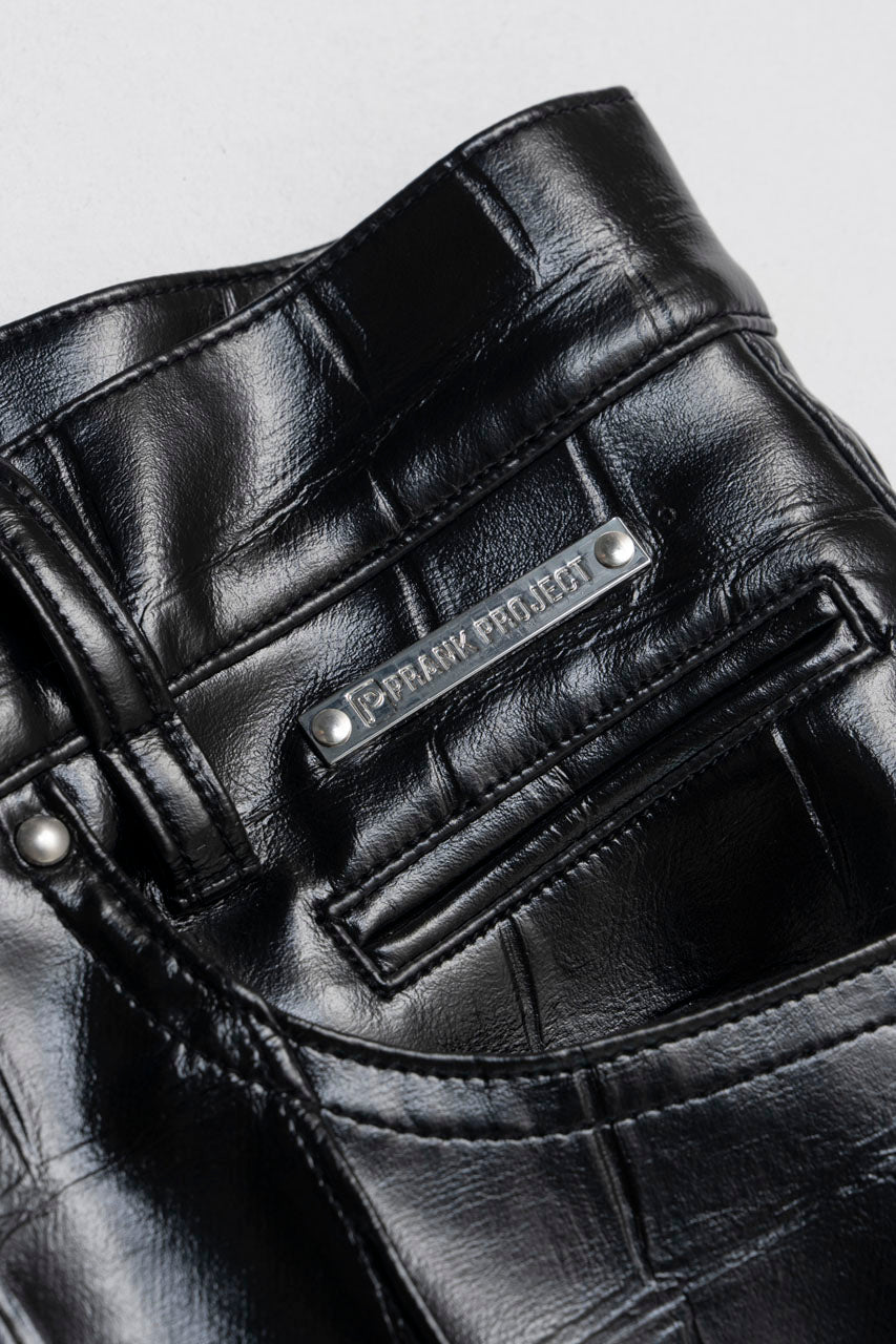 Synthetic Leather Press Pants - 2025 WINTER