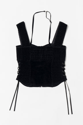 [24Autumn PRE ORDER] MOLE JACQUARD BUSTIER