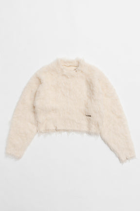 【24WINTER PRE ORDER】Piercing Shaggy Knit