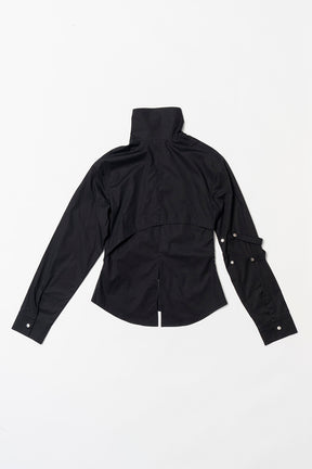 Fitted Carabiner Shirt Jacket