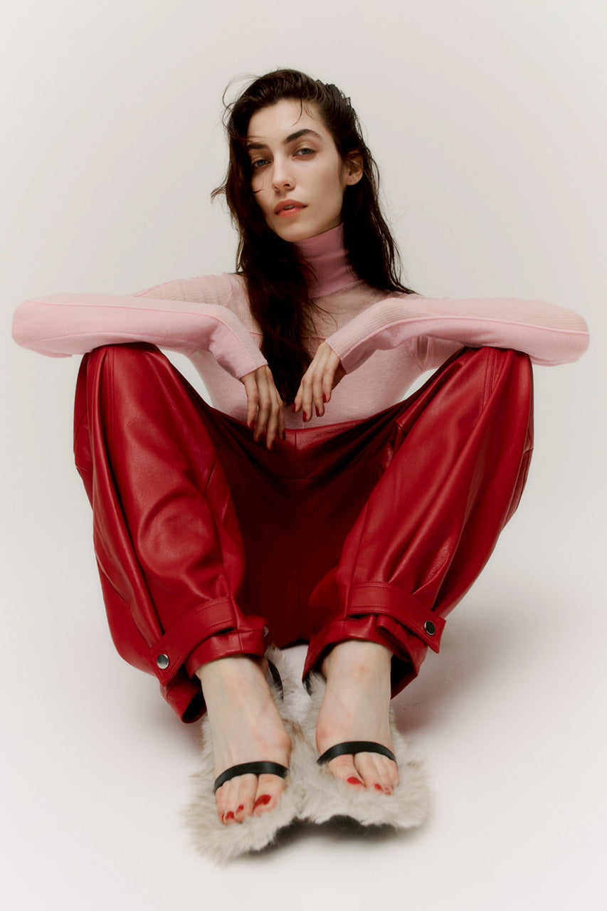 Faux Leather Jogger Pants - PRE ORDER