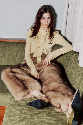 Fur Trim Pants - PRE ORDER