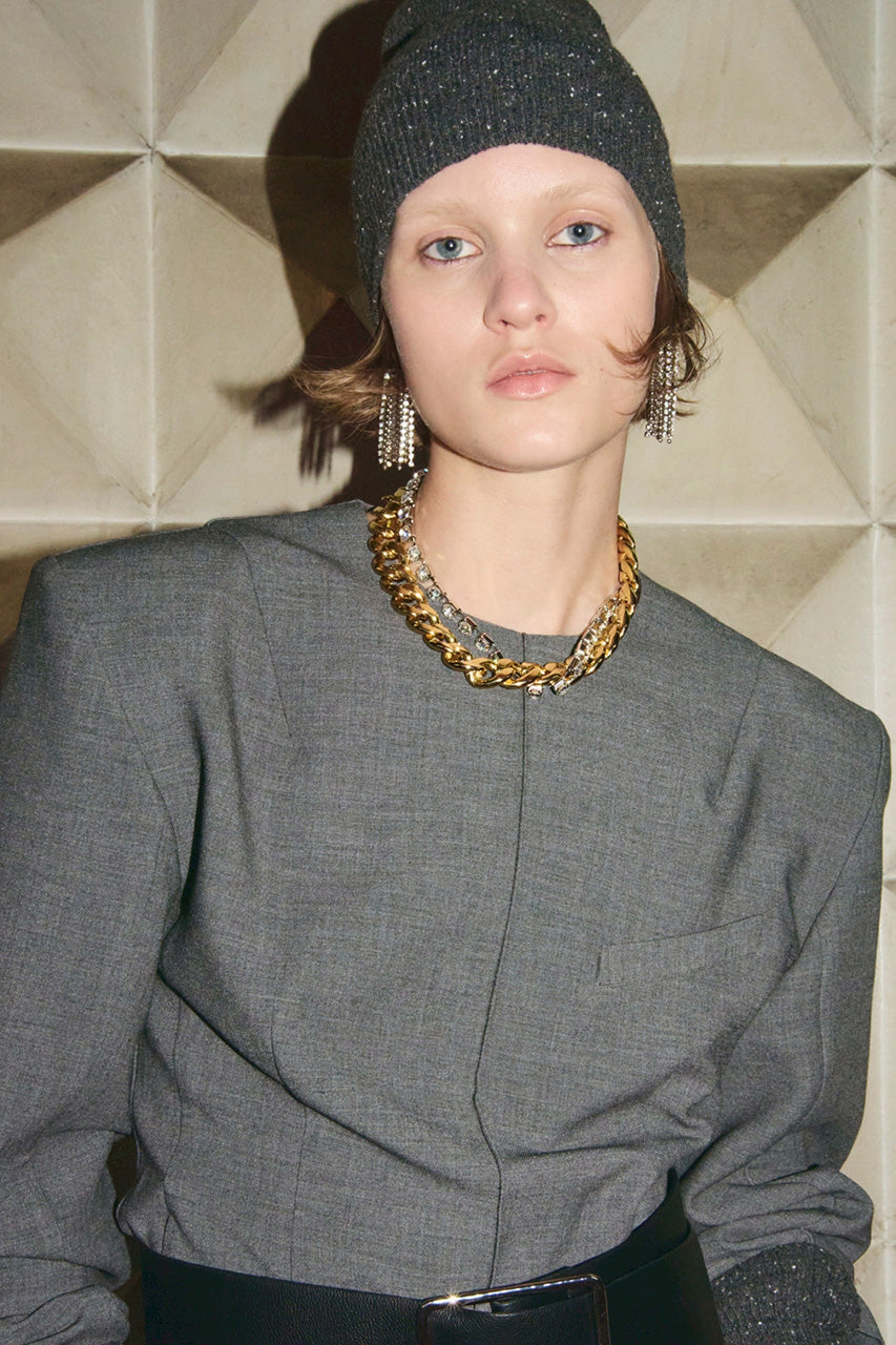 Shoulder Pad Suiting Top - 2026AUTUMN