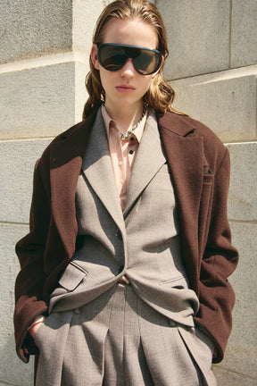 Puff Waist Single Jacket - 2026AUTUMN