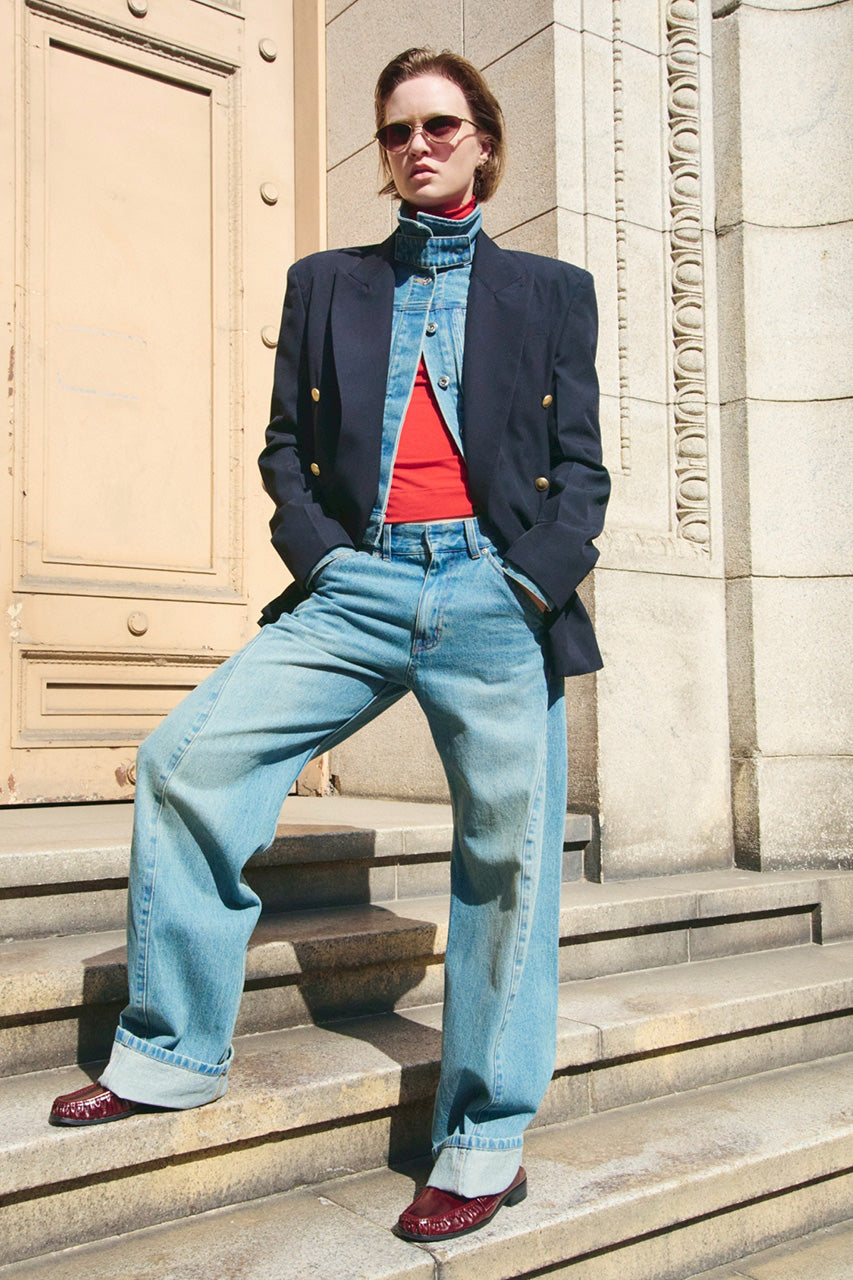 Fold Hem Denim - 2026AUTUMN