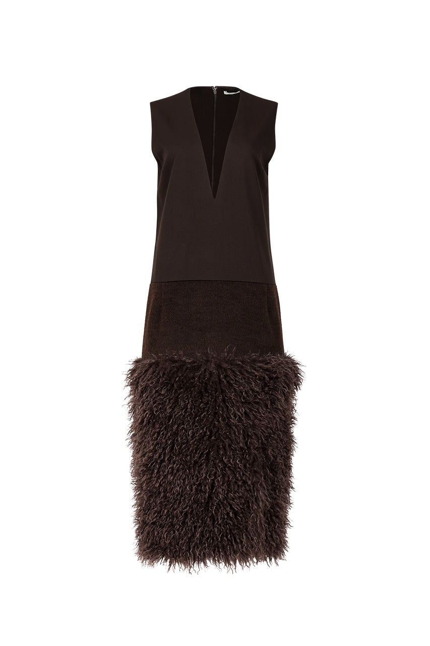 Block Dress Bistre