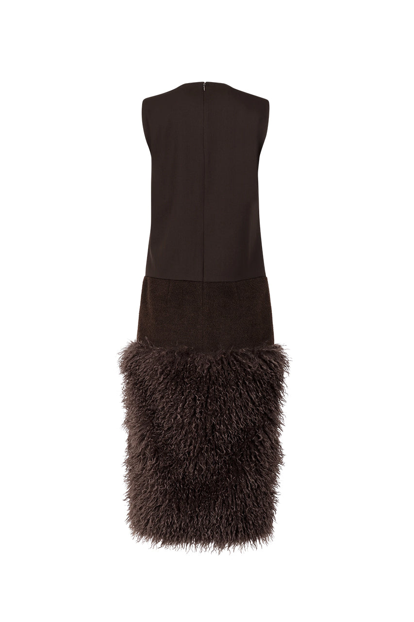 Block Dress Bistre