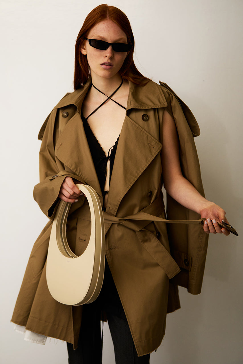 Cut-out Trench Coat