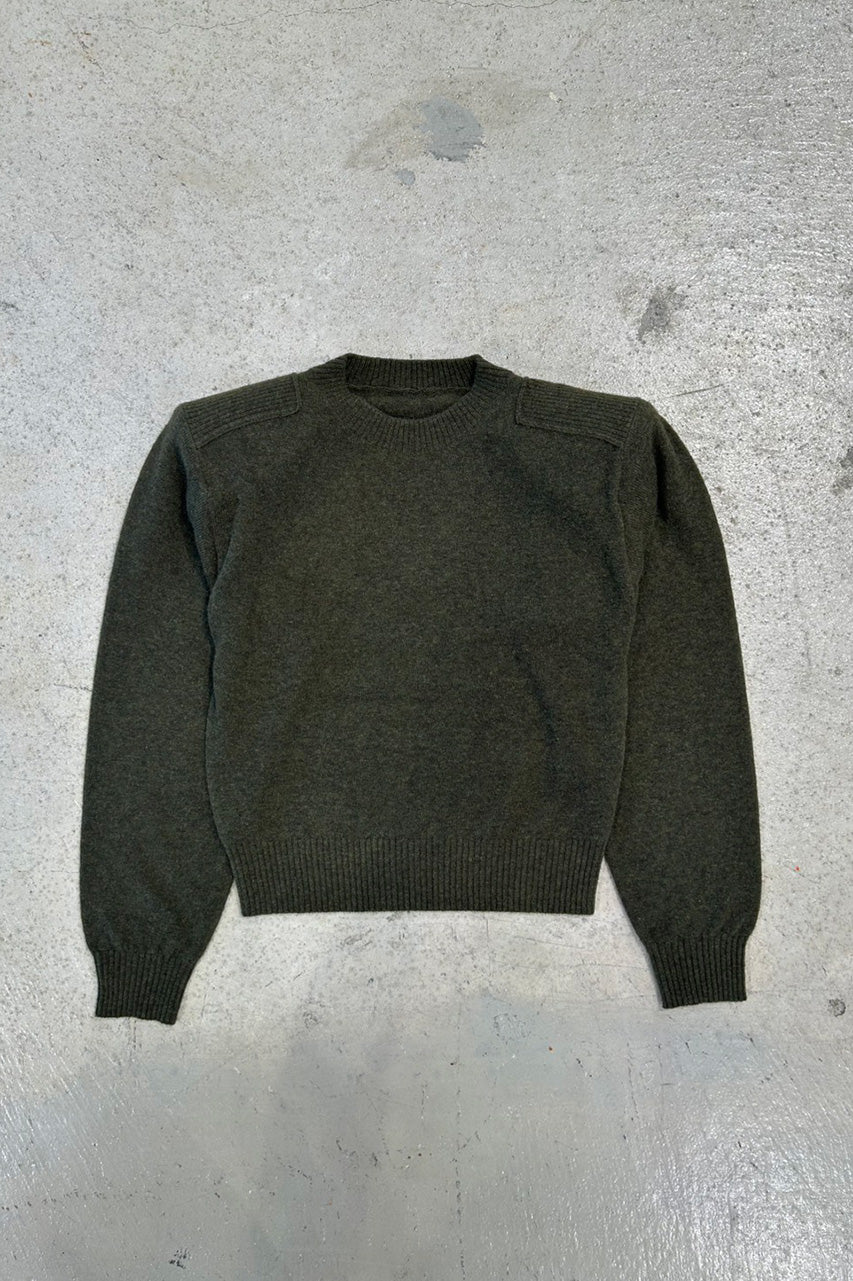 Asymmetrical Tuck Yak Blend Knit Pullover - 2026WINTER
