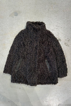 Stand Collar Curly Fur Coat - 2026WINTER