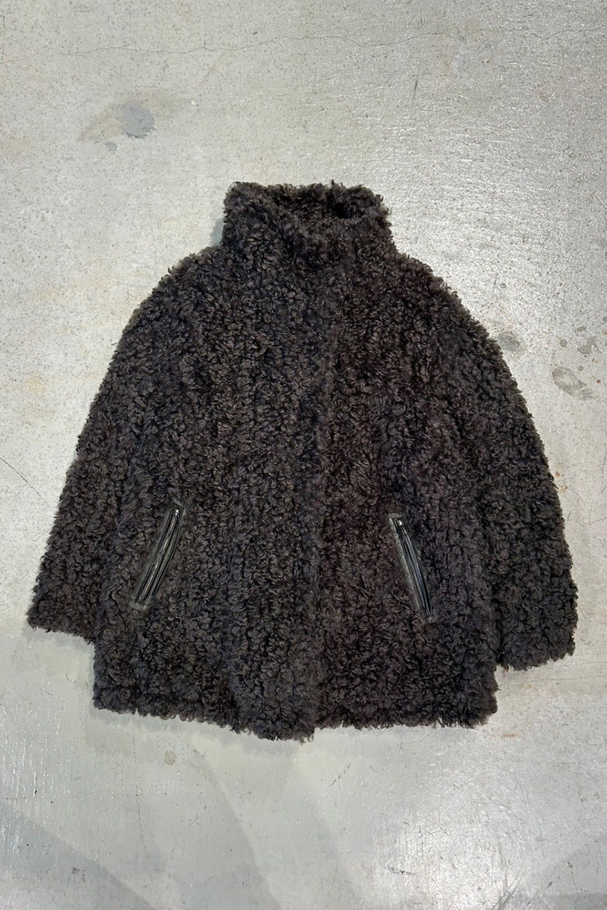 Stand Collar Curly Fur Coat - 2026WINTER