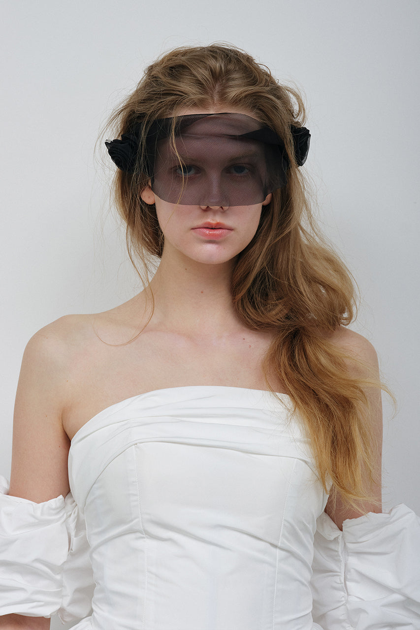 Sheer Rose Headpiece