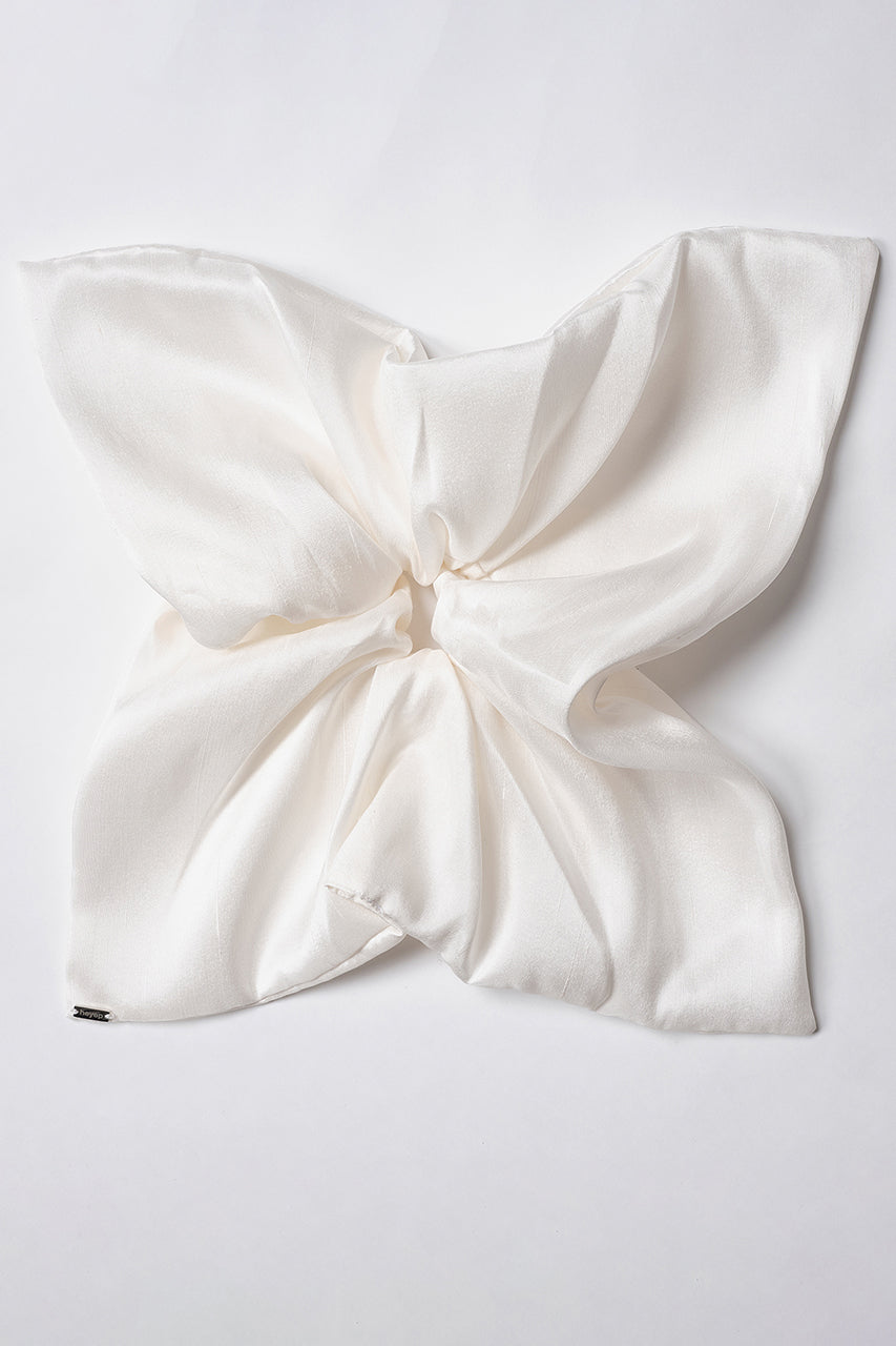 Silk Square Large Scrunchie Silk Square Large Scrunchie