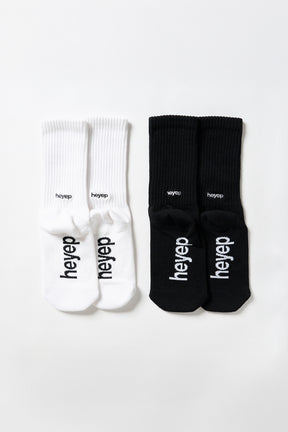 Logo Socks-2 Pair Set