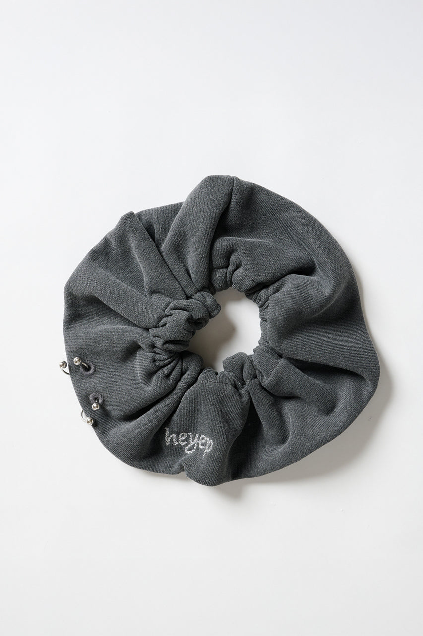 Pierced Sweatshirt Scrunchie