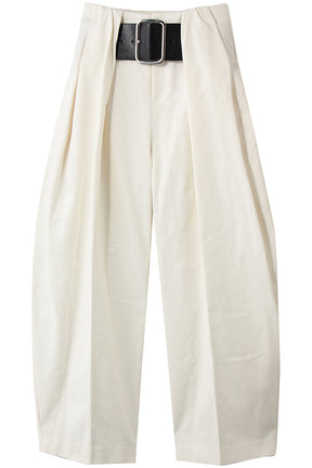 High-Waist Belted Tuck Pants - PRE ORDER