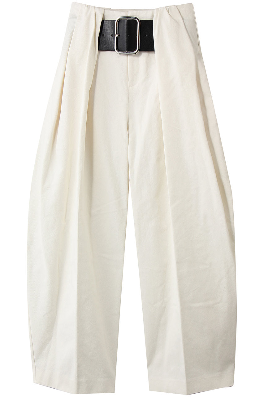 High-Waist Belted Tuck Pants - PRE ORDER