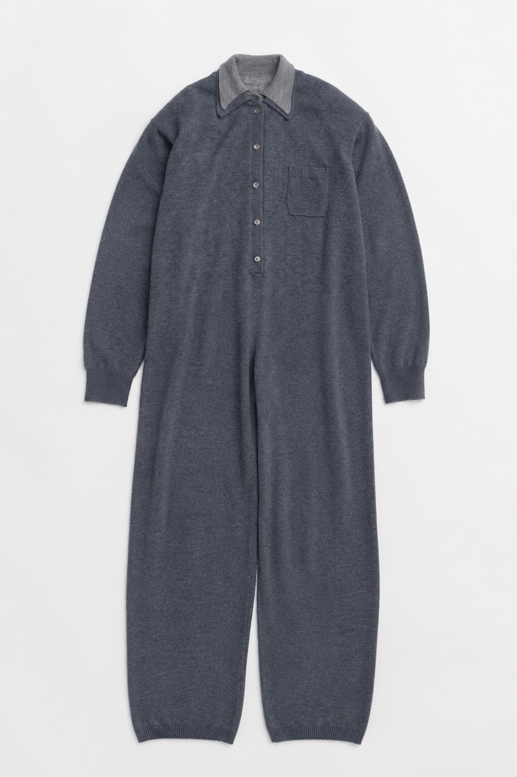 Knit Polo Jumpsuit - 2026AUTUMN