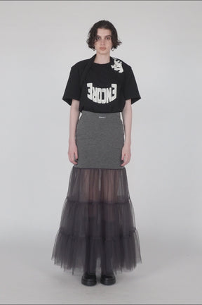 [24Autumn PRE ORDER] TULLE Docking Volume Skirt