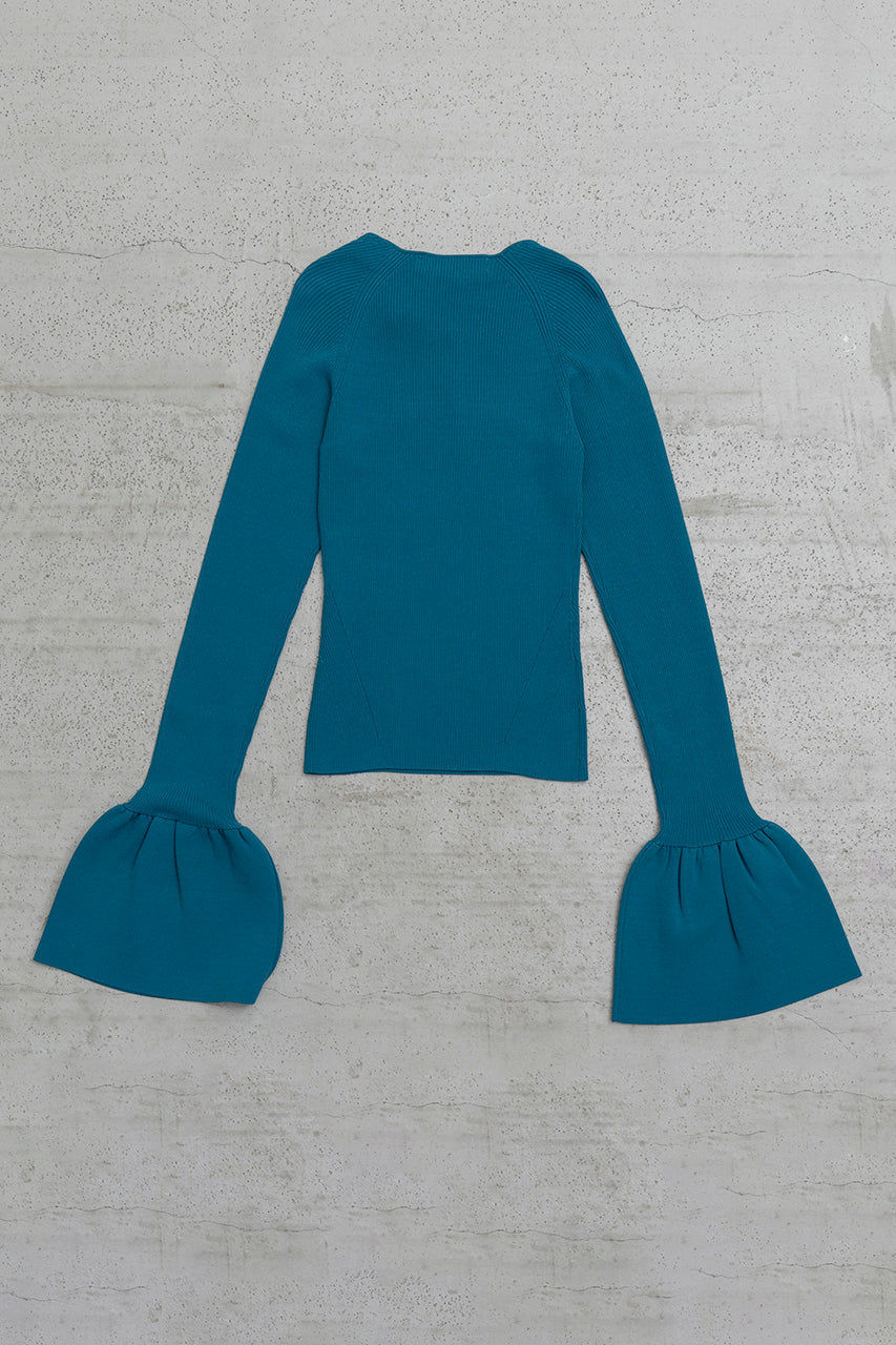Bell Sleeve Knit Top