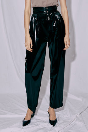 【SALE】Glossy Enamel Pants