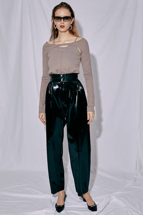 [SALE] Glossy Enamel Pants