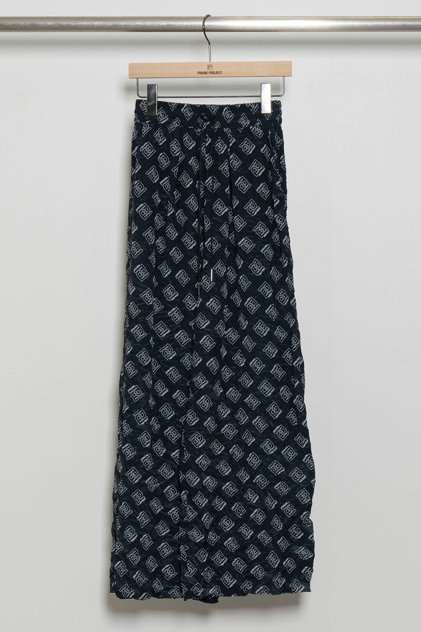 Monogram Printed Washed Pants - SALE