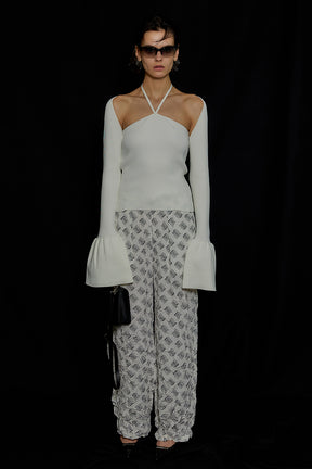 Monogram Printed Washed Pants - SALE