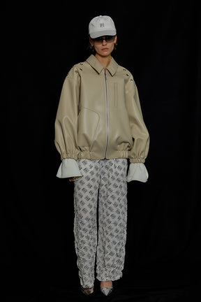 Monogram Printed Washed Pants - SALE