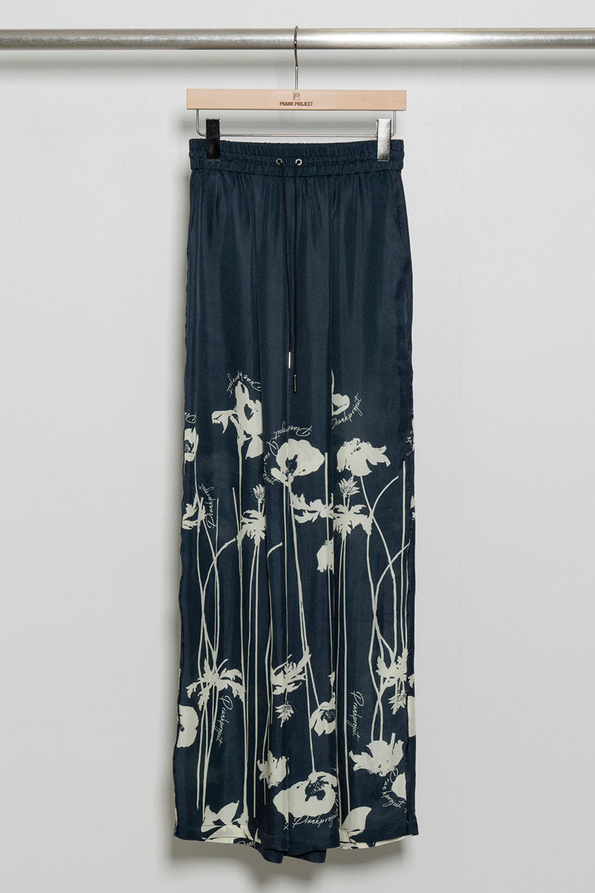 Flower Motif Printed Pants