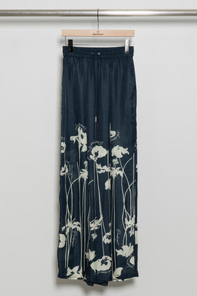 【SALE】Flower Motif Printed Pants