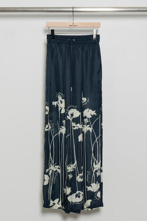 [Sale] Flower Motif Printed Pants