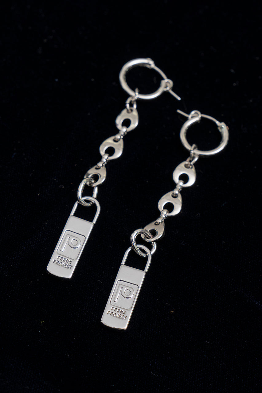 Logo Key Holder Earrings