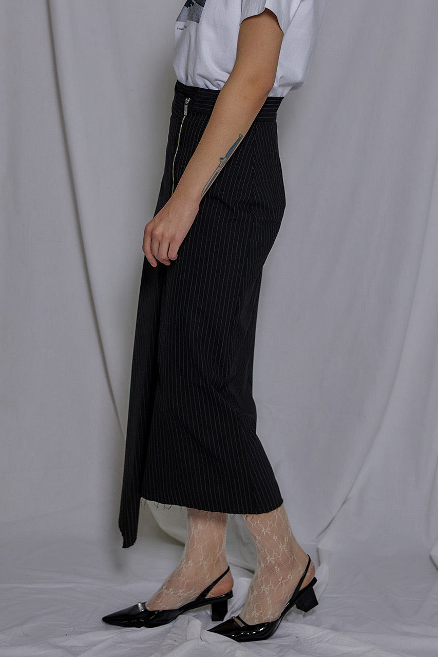 Asymmetry Suiting Skirt
