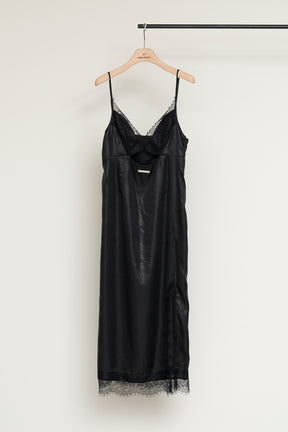【SALE】Metallic Lace Camisole Dress