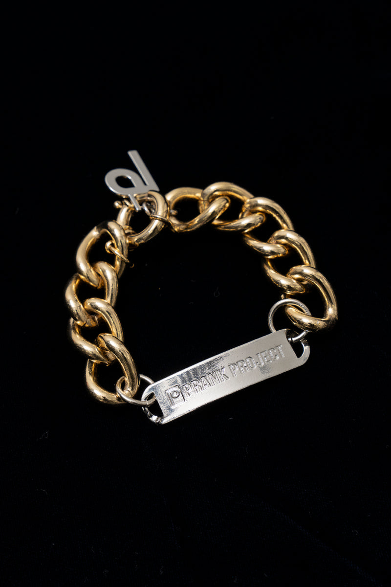 Logo Plate Big Chain Bracelet